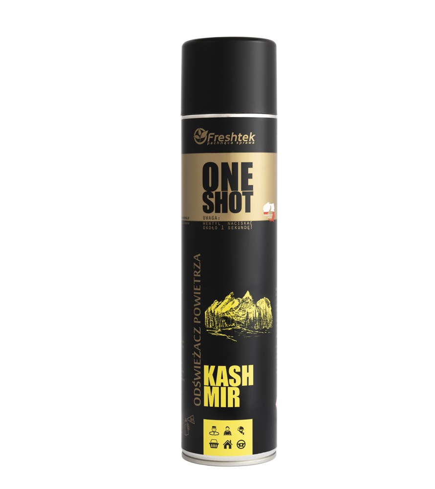 Freshtek ONE SHOT Kashmir Premium Line odświeżacz i neutralizator zapachów 600 ml