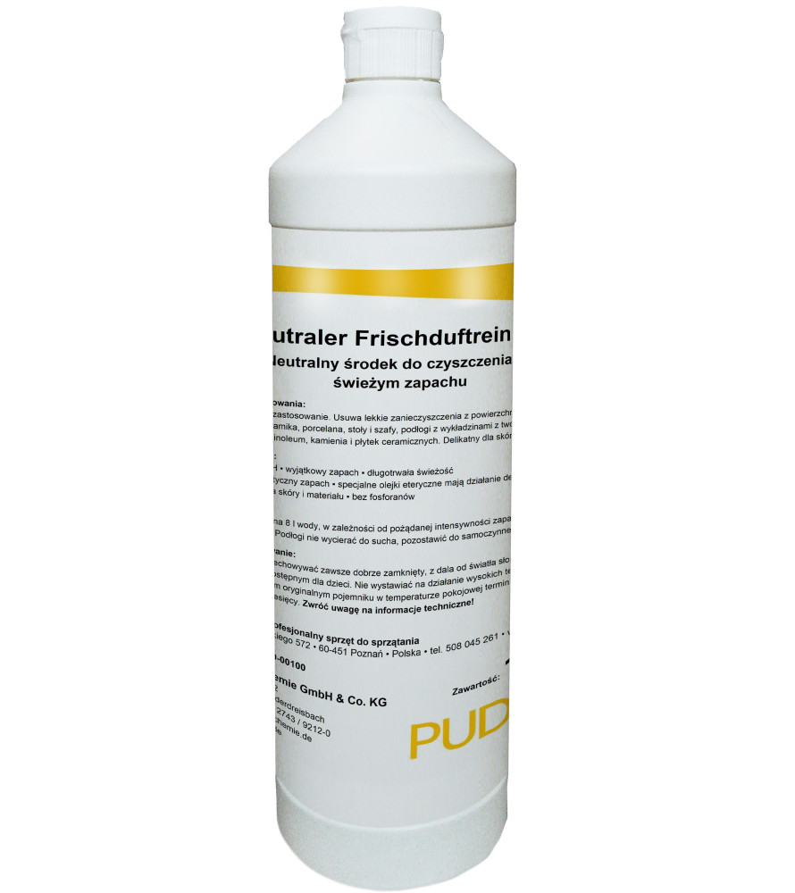 PUDOL - Neutraler Frischduftreiniger 1L Uniwersalny środek do codziennego mycia